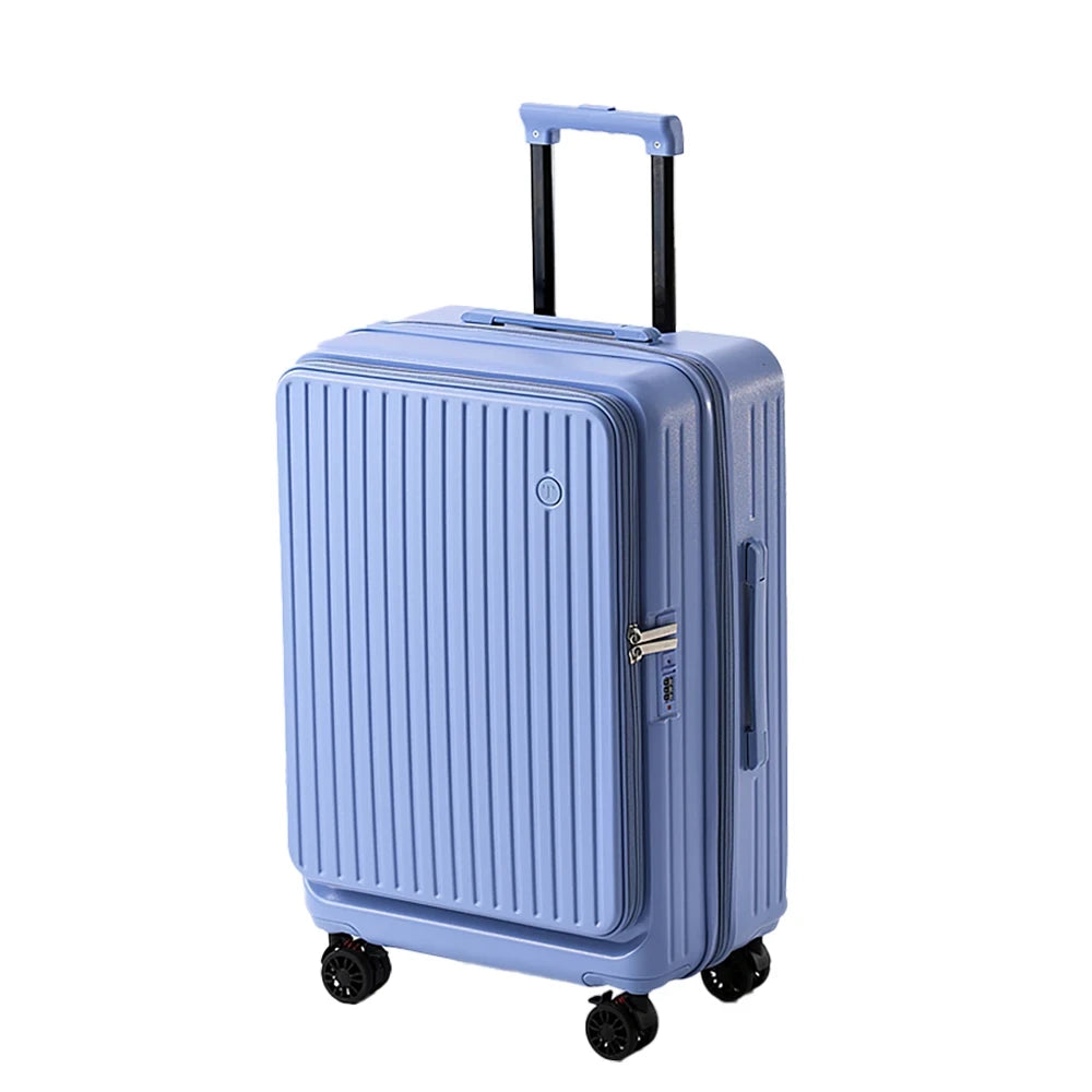 Front Opening Expandable Travel Suitcase