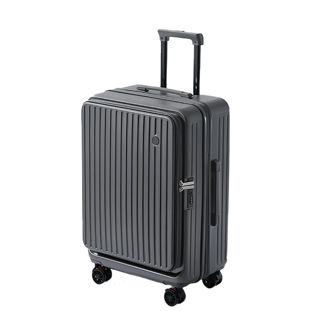 Front Opening Expandable Travel Suitcase