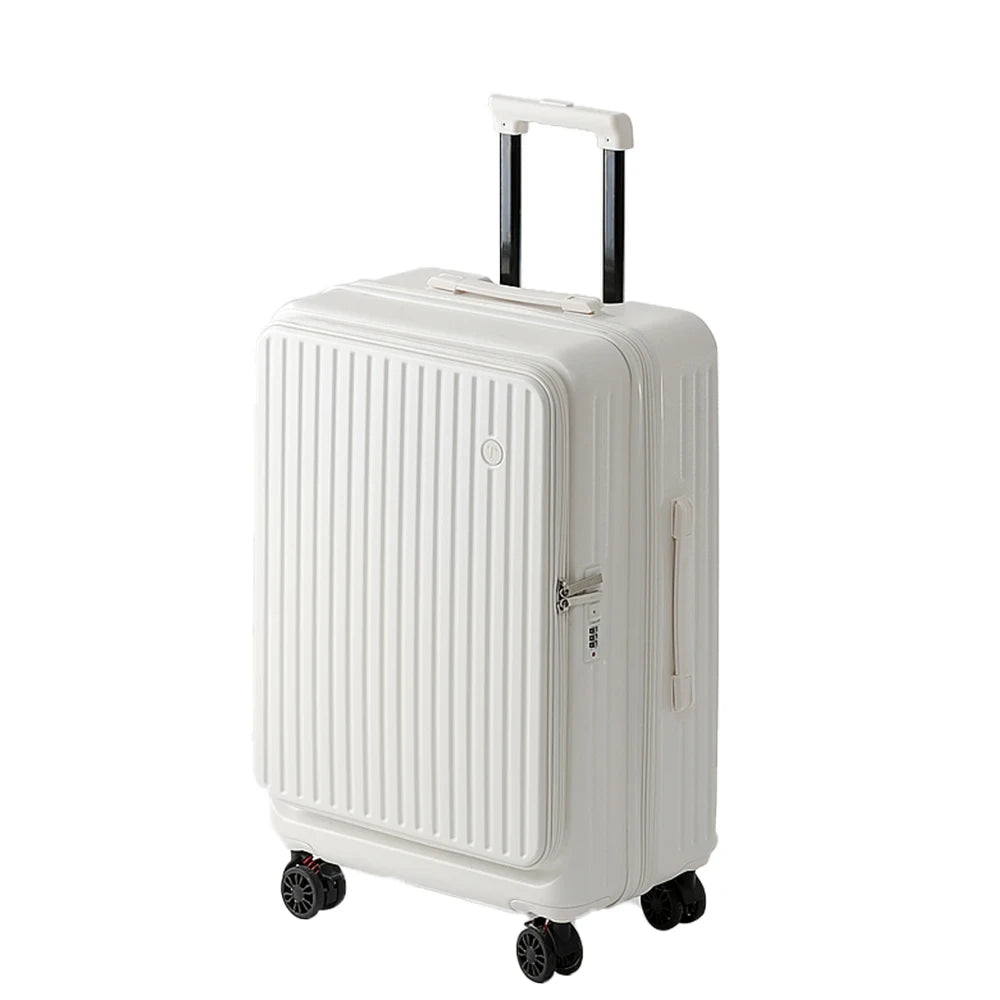 Front Opening Expandable Travel Suitcase