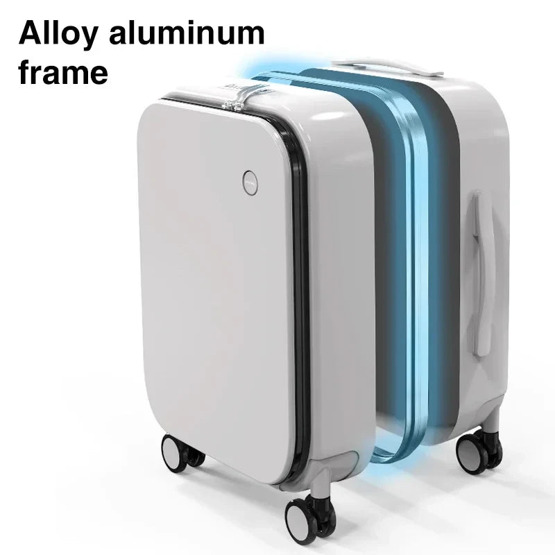 Aluminum Frame Rolling Cabin Suitcase