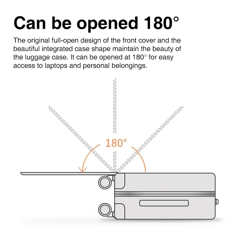 Aluminum Frame Rolling Cabin Suitcase