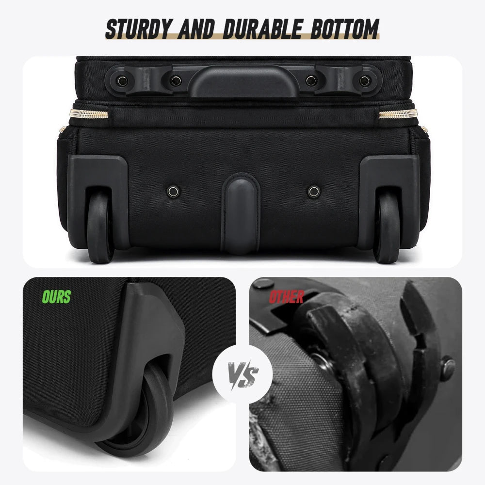 Compact Wheeled Underseat Suitcase