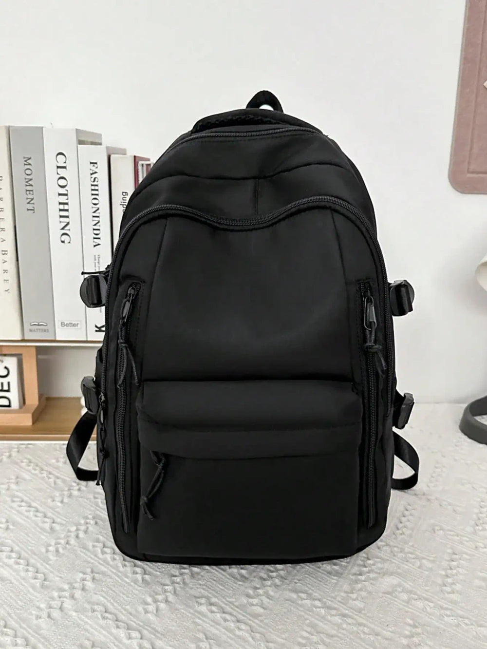 Lightweight Nylon Student Backpack