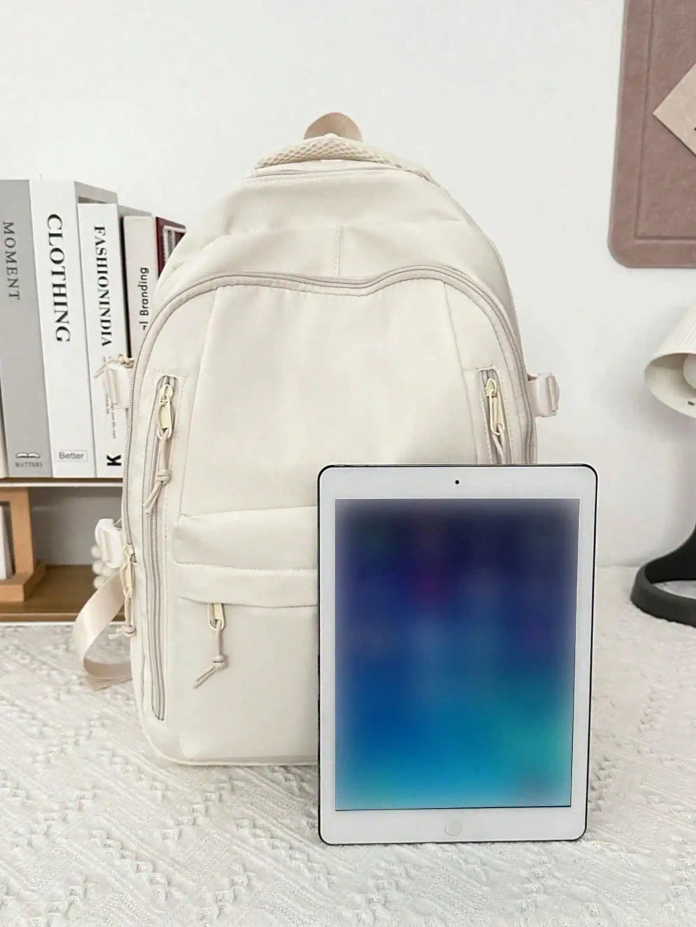 Lightweight Nylon Student Backpack