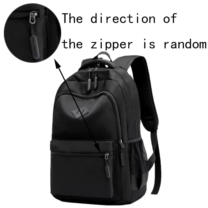 Casual Everyday Black Backpack