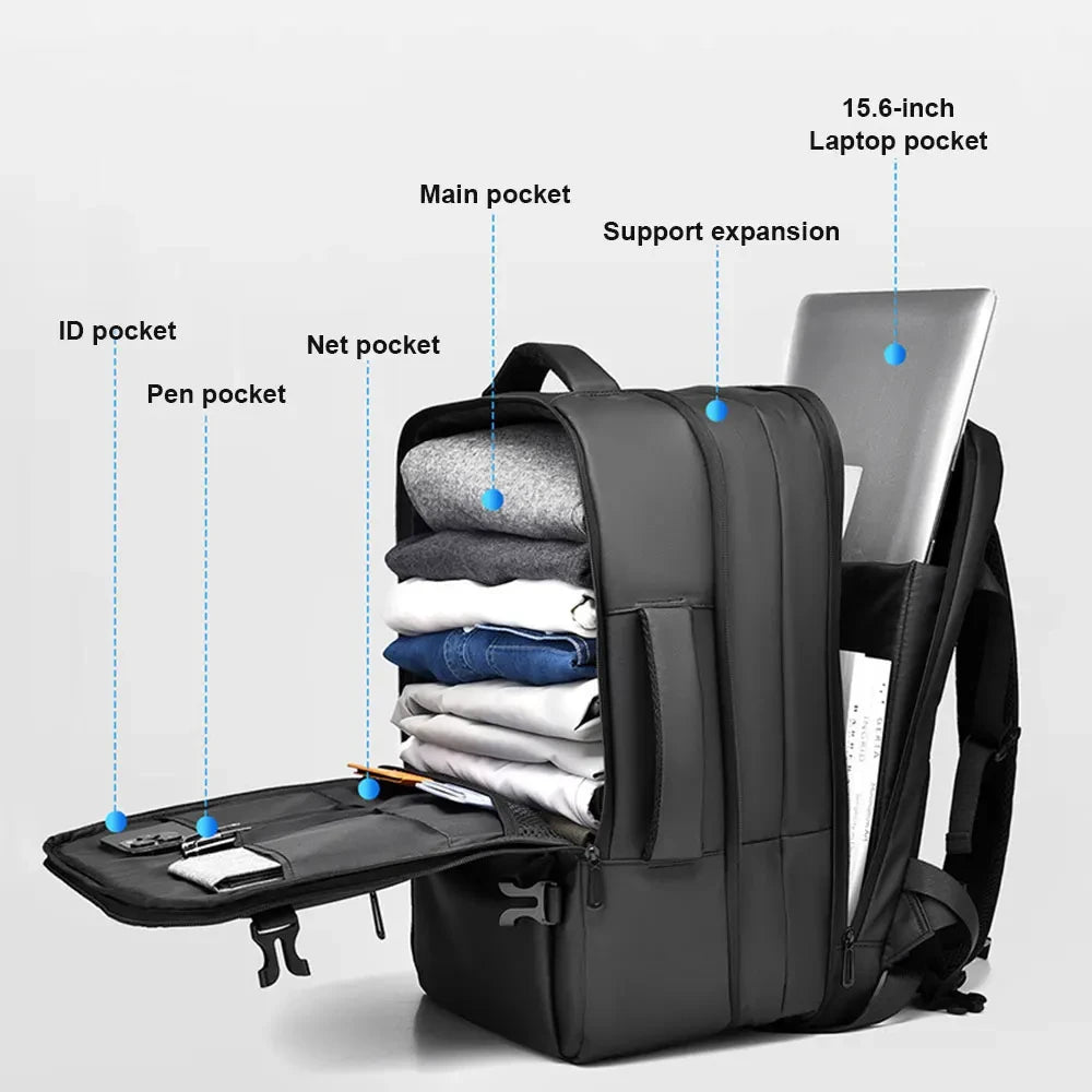 Expandable Business Laptop Backpack