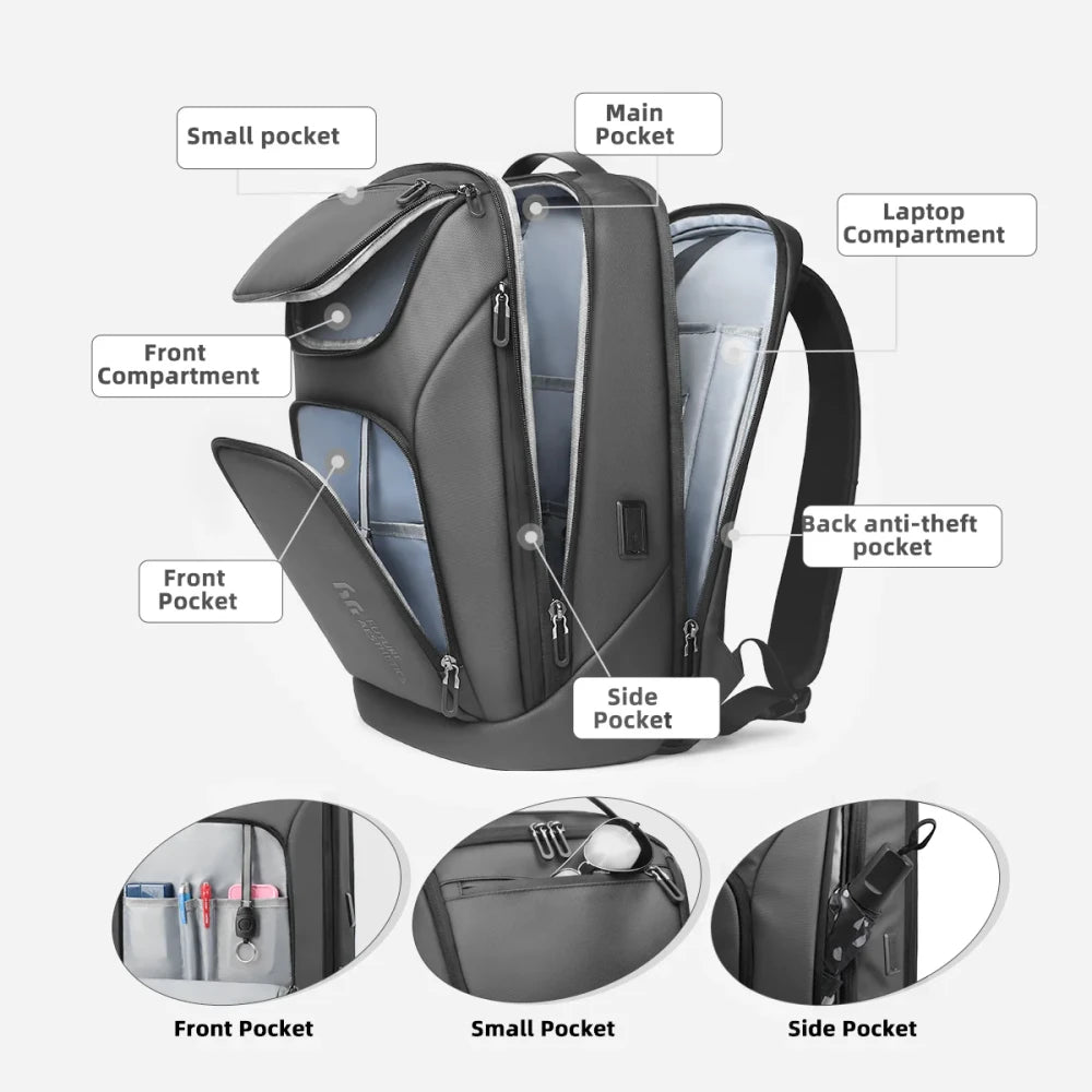 Professional Anti-Theft Business Backpack