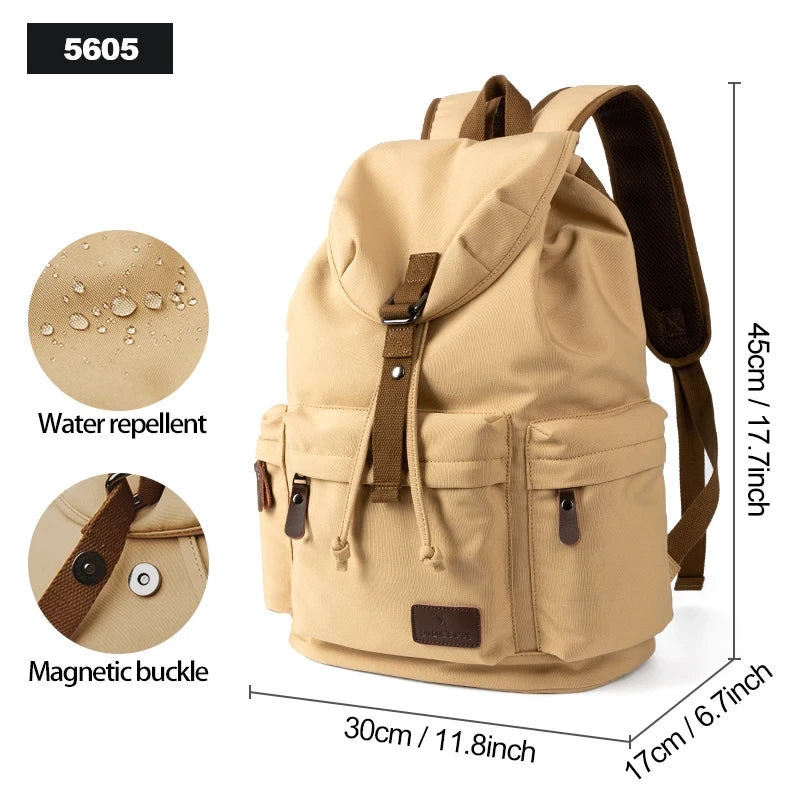 Vintage Laptop Commuter Backpack