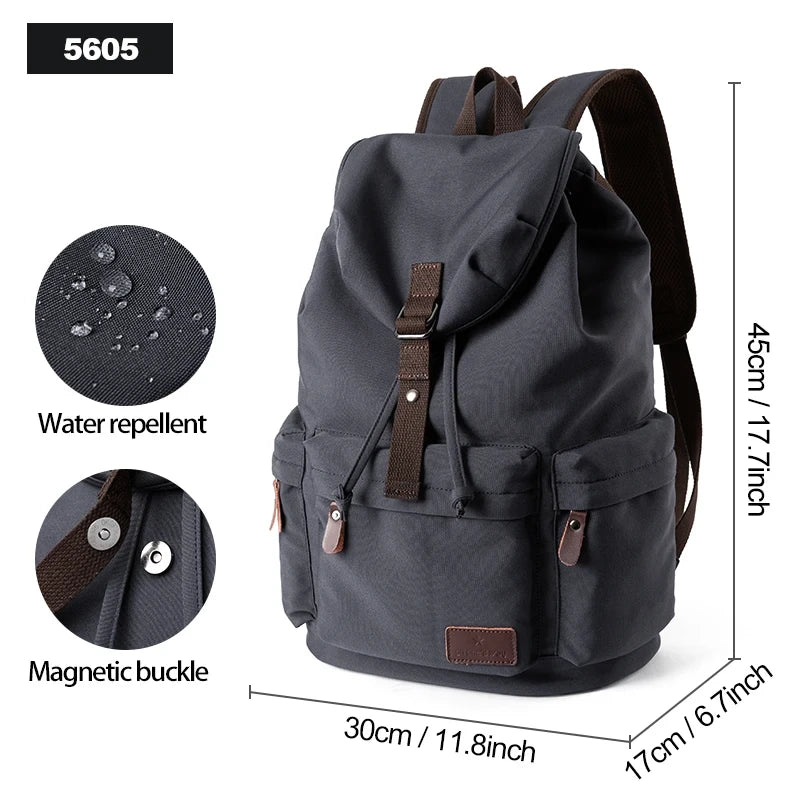 Vintage Laptop Commuter Backpack