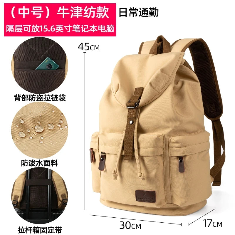 Vintage Laptop Commuter Backpack