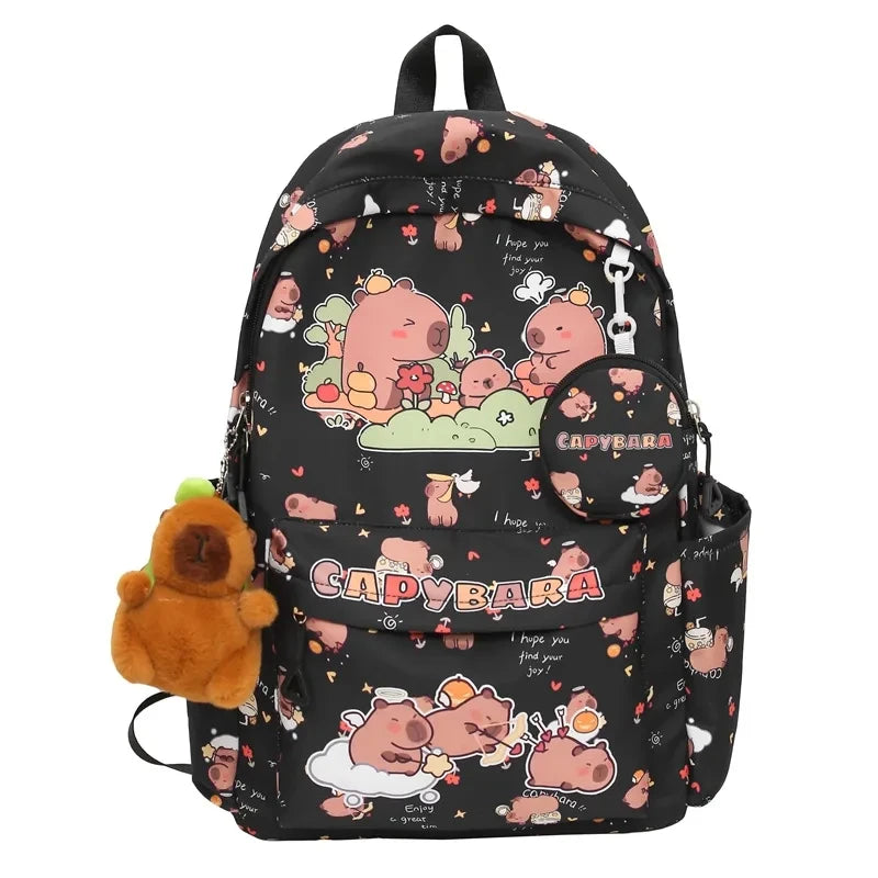 Capybara Animal Student Backpack