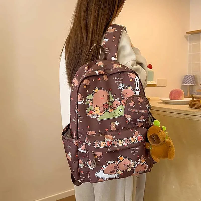 Capybara Animal Student Backpack