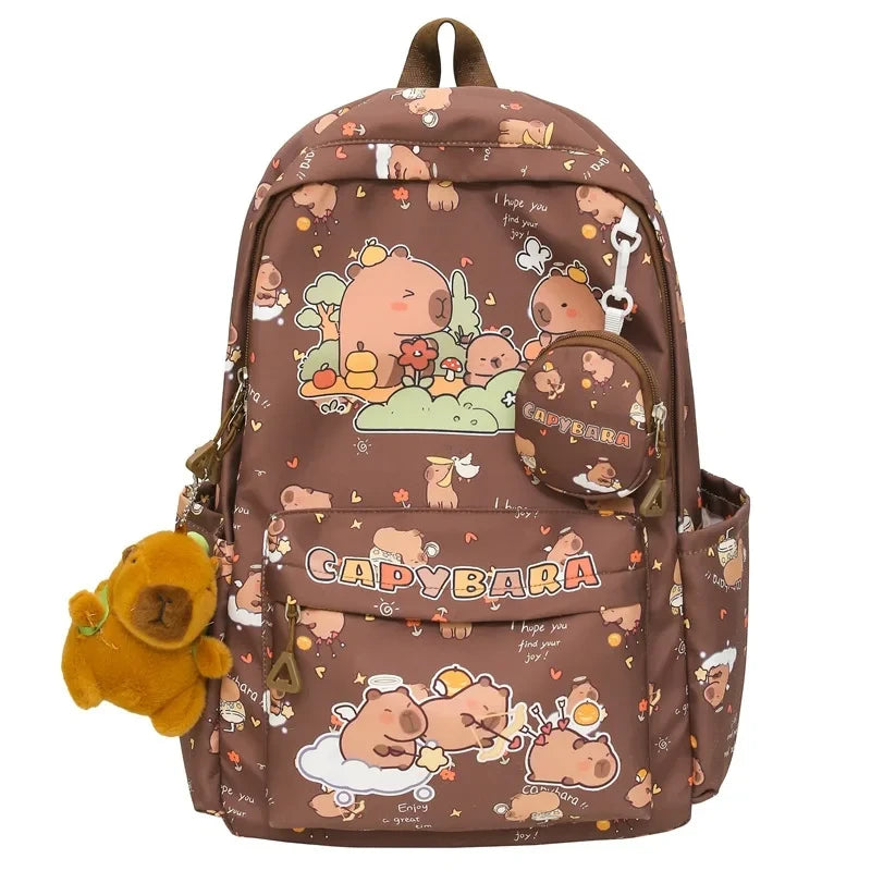 Capybara Animal Student Backpack