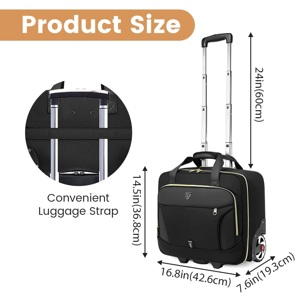 Rolling Laptop Briefcase