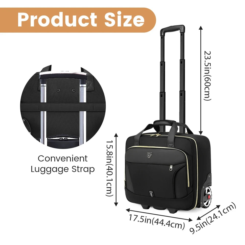 Rolling Laptop Briefcase
