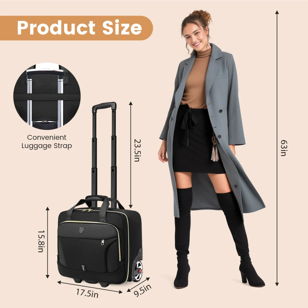 Rolling Laptop Briefcase