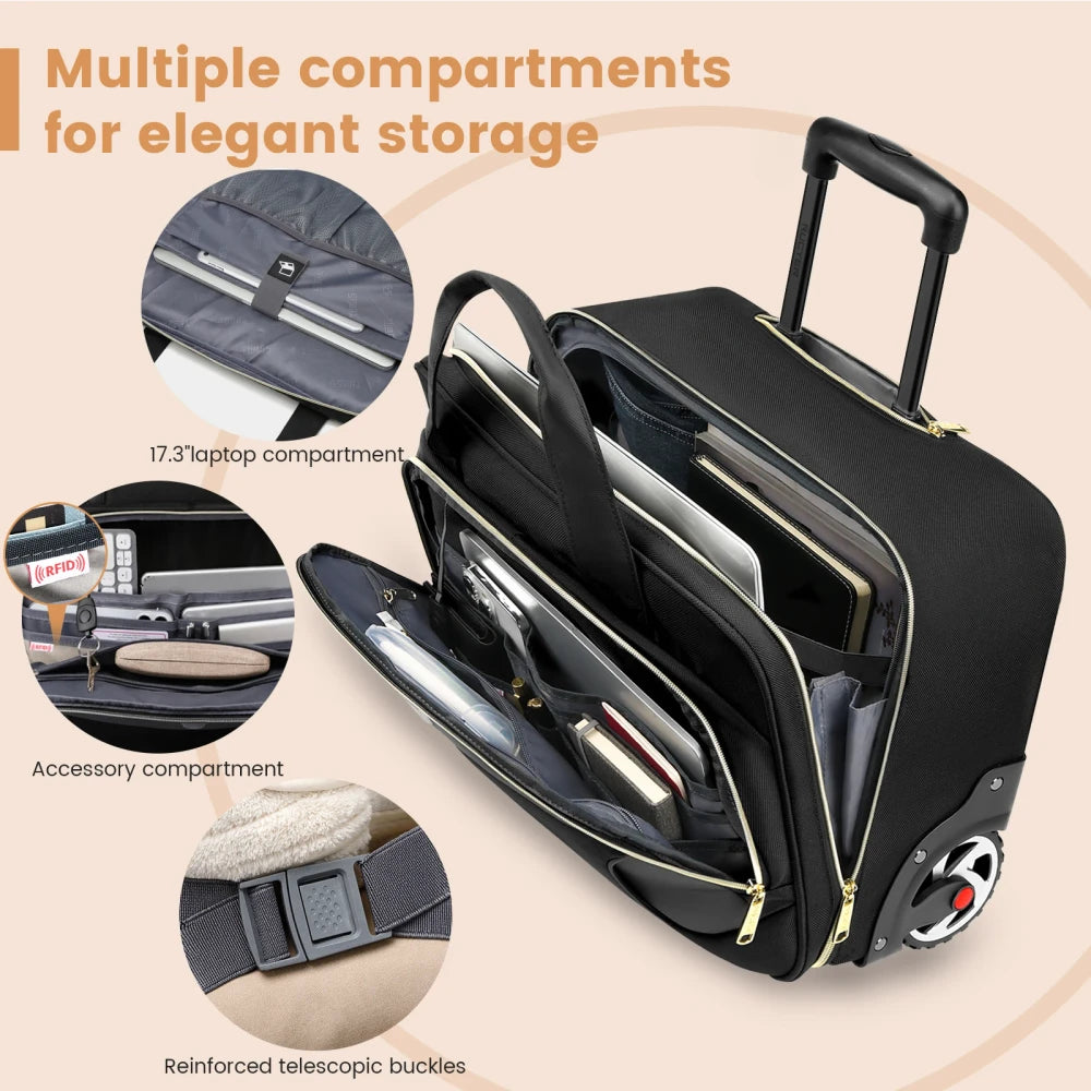 Rolling Laptop Briefcase