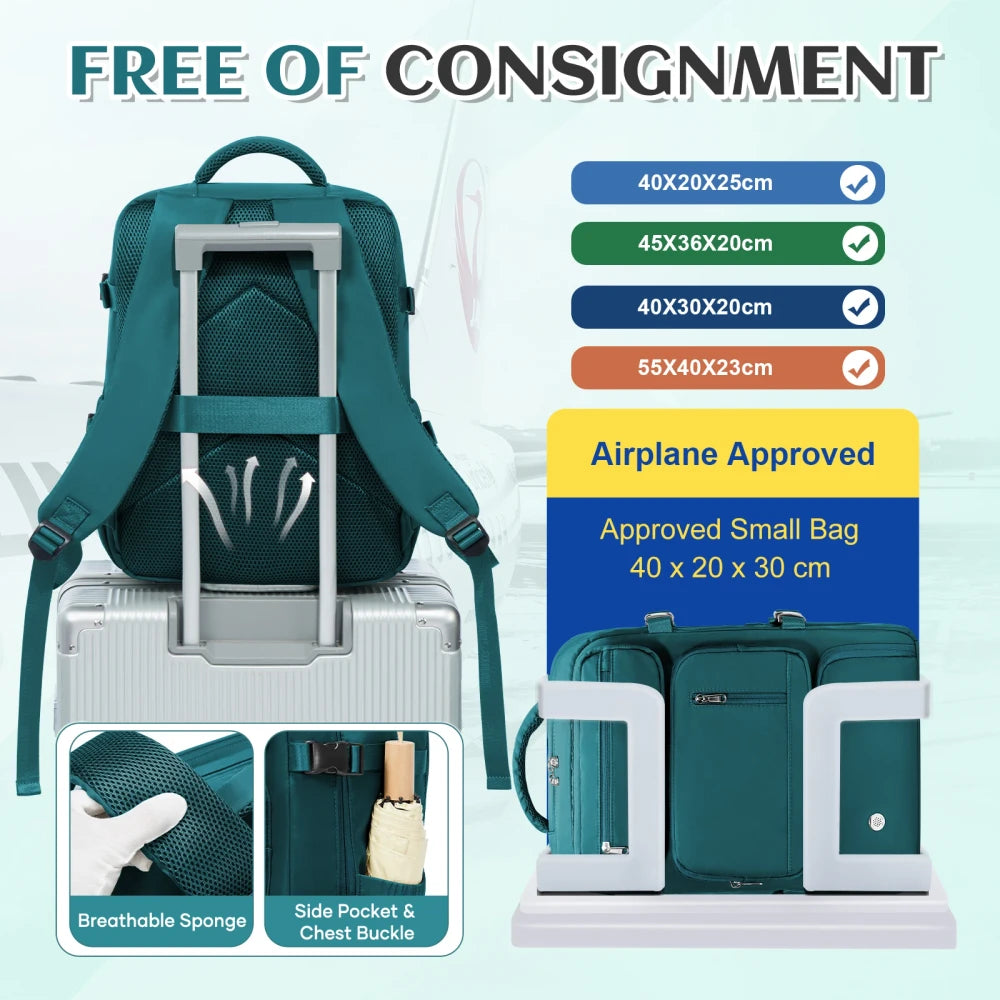 Compact Travel Cabin Backpack