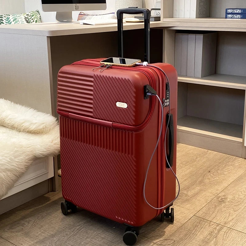 Front Opening Spinner Luggage