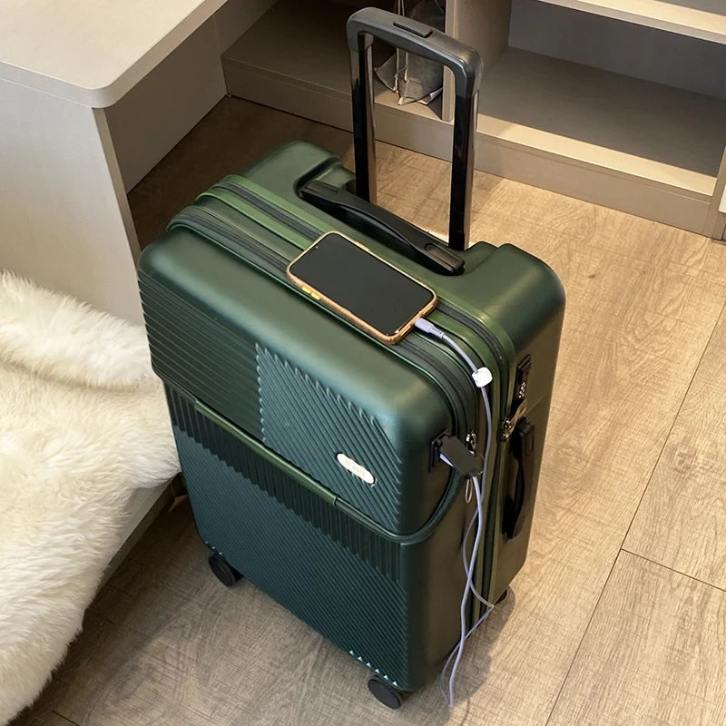 Front Opening Spinner Luggage