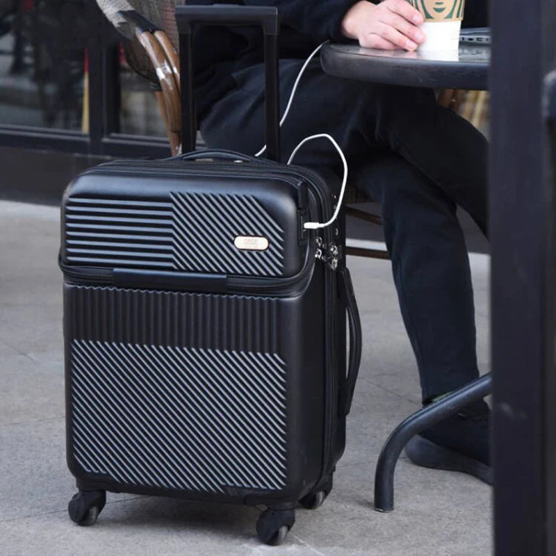 Front Opening Spinner Luggage