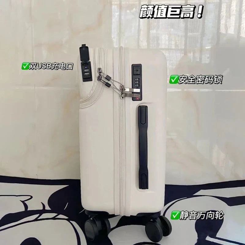 Front Opening Spinner Luggage