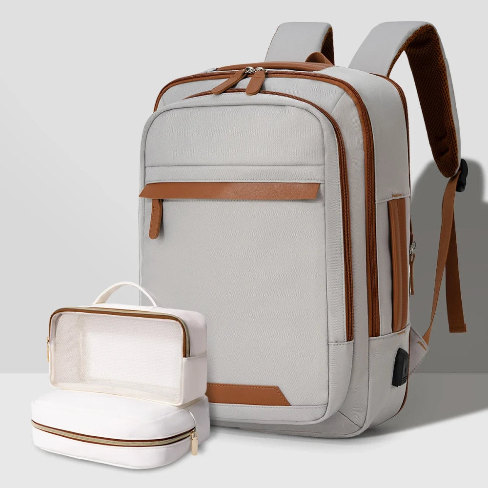 USB Rechargeable Waterproof Laptop Backpack