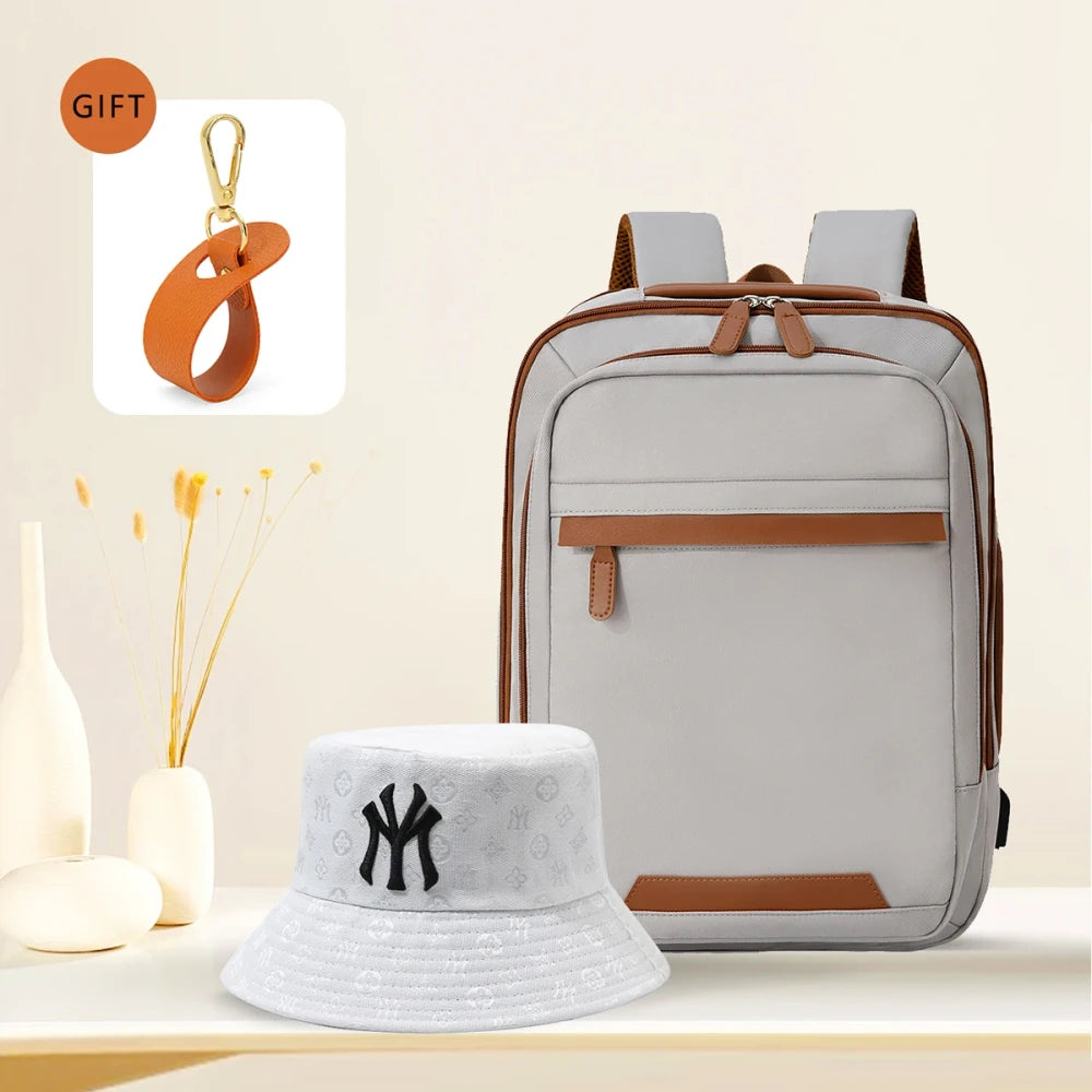 USB Rechargeable Waterproof Laptop Backpack