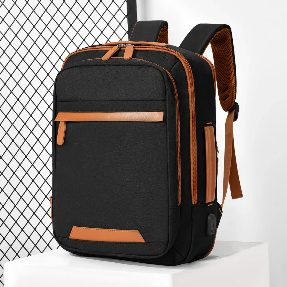 USB Rechargeable Waterproof Laptop Backpack