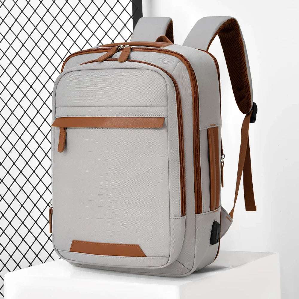 USB Rechargeable Waterproof Laptop Backpack