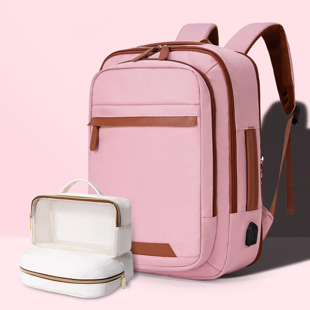 USB Rechargeable Waterproof Laptop Backpack