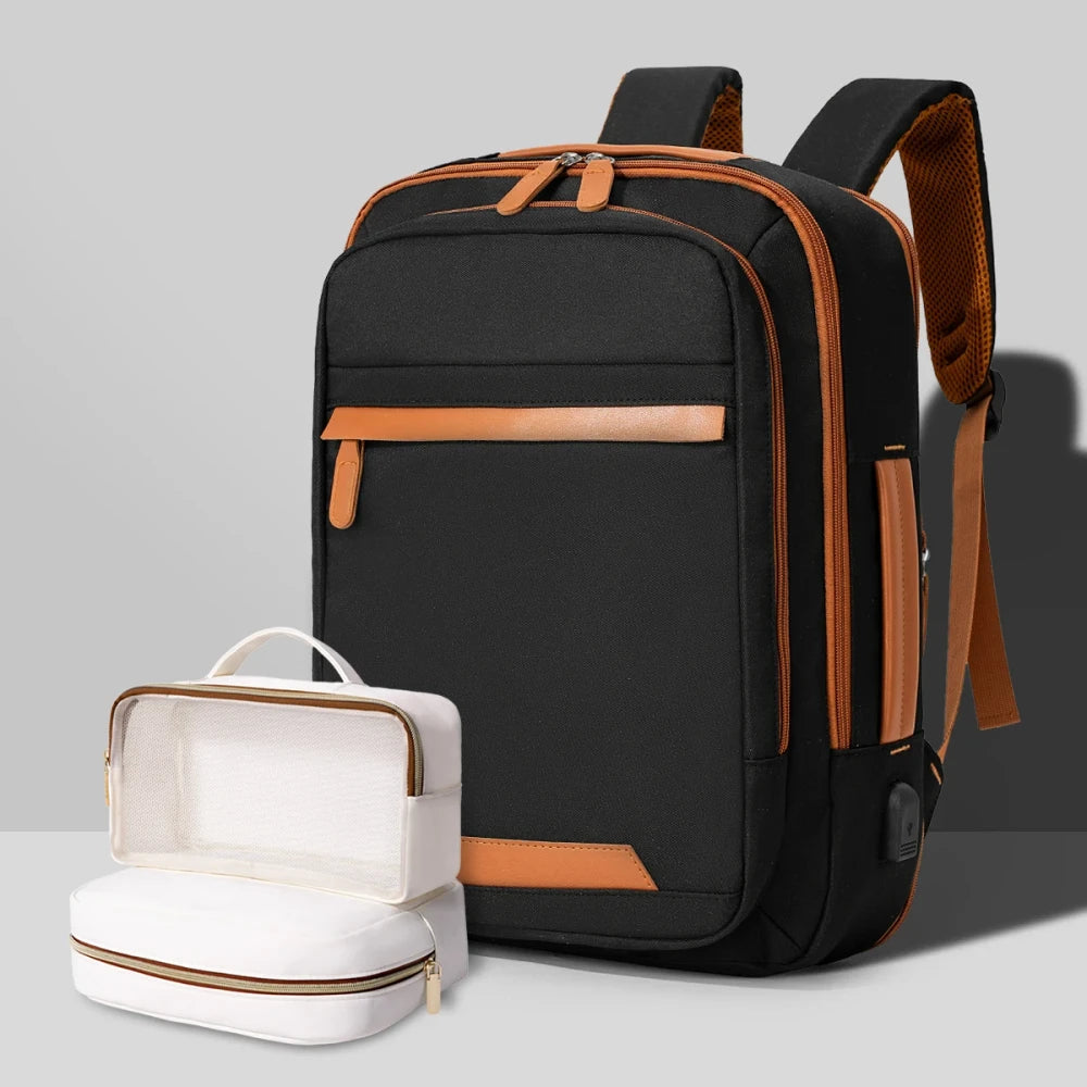 USB Rechargeable Waterproof Laptop Backpack