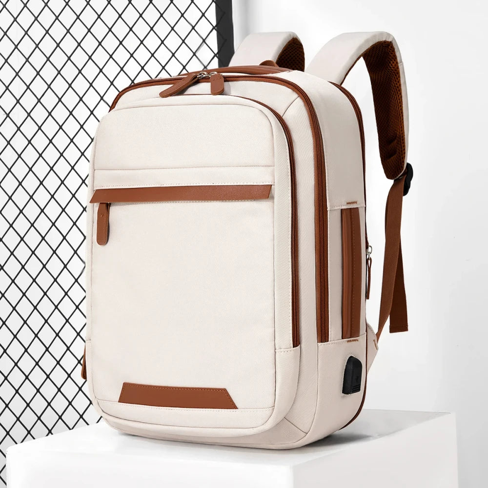 USB Rechargeable Waterproof Laptop Backpack