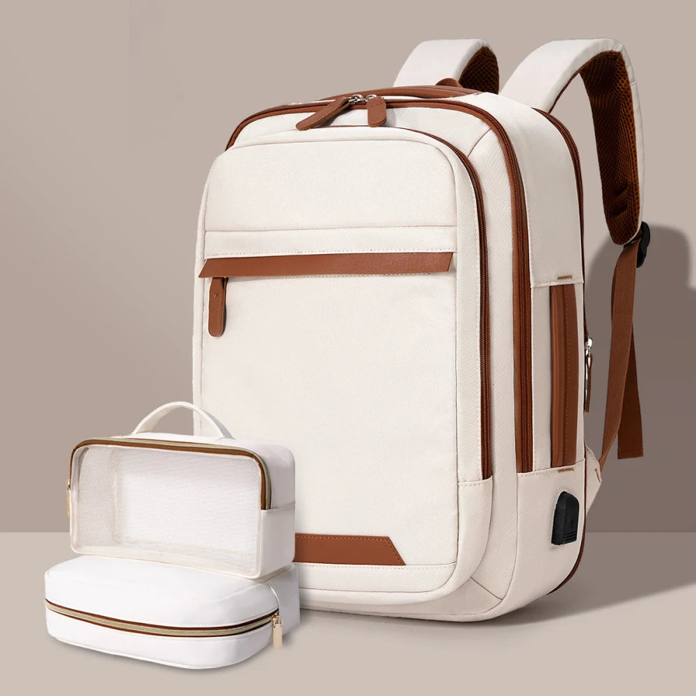USB Rechargeable Waterproof Laptop Backpack