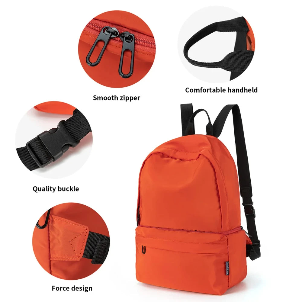 Foldable Casual Crossbody Backpack
