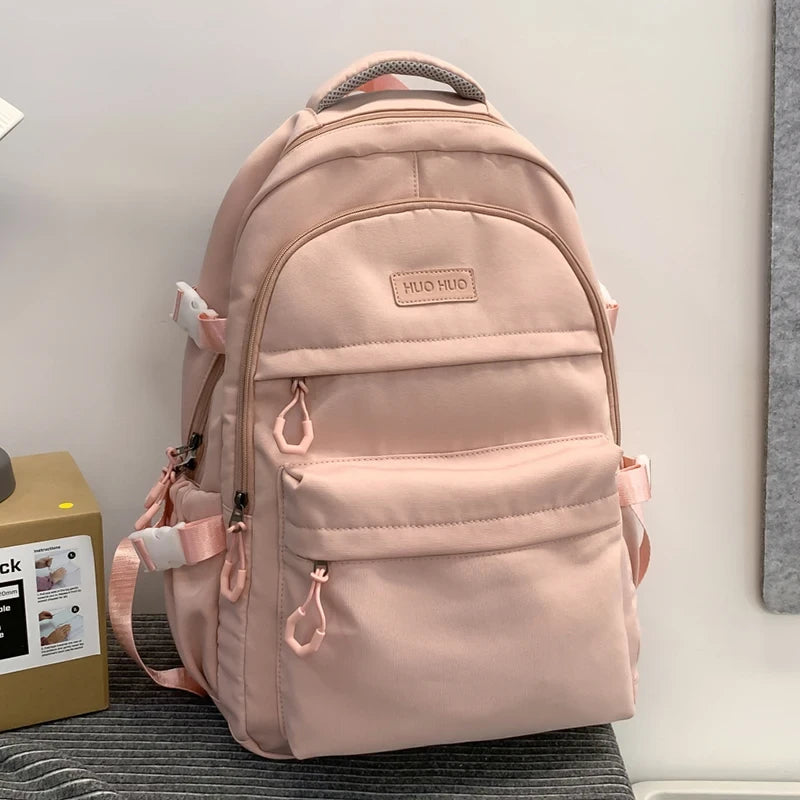 Large Capacity Preppy Travel Backpack