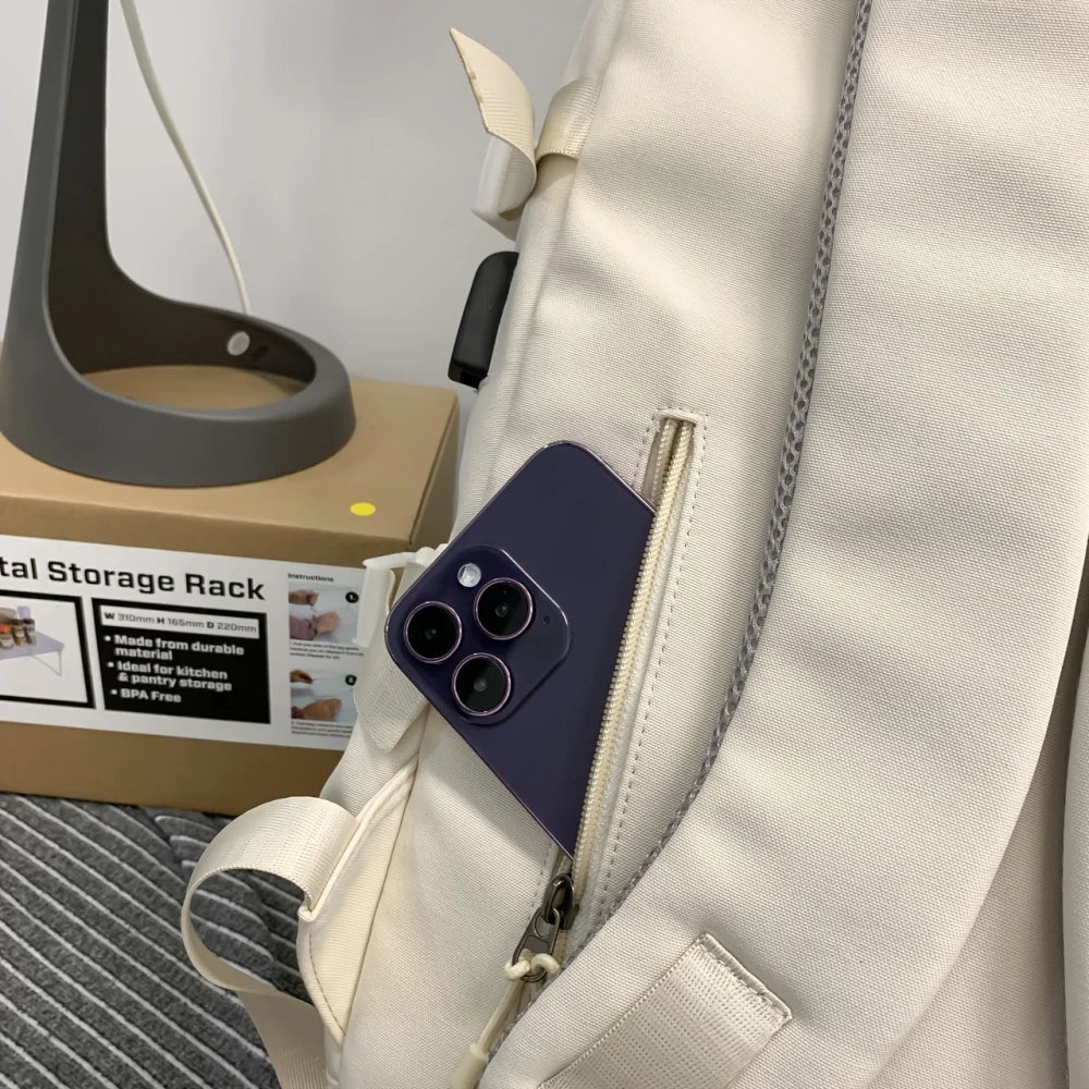 Large Capacity Preppy Travel Backpack