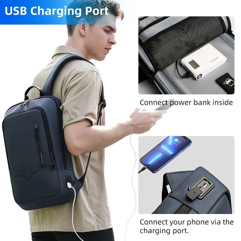 Minimalist Slim Business Laptop Backpack