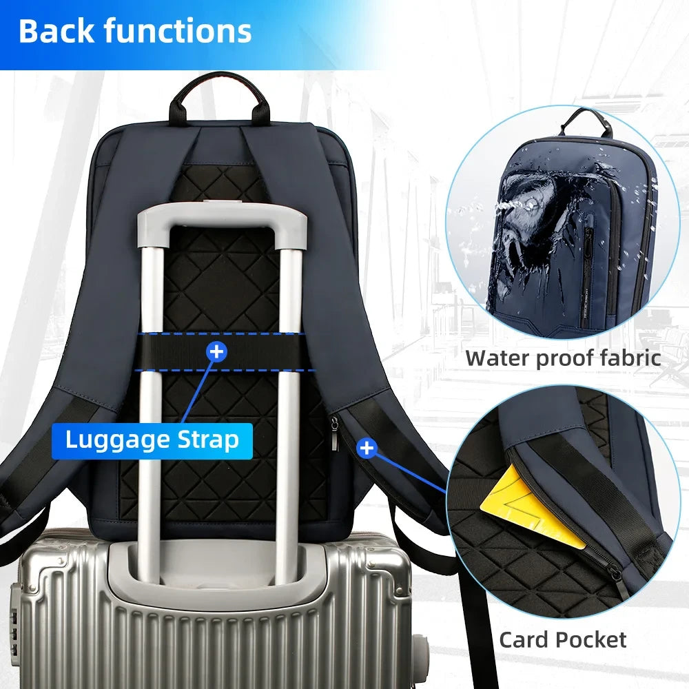Minimalist Slim Business Laptop Backpack