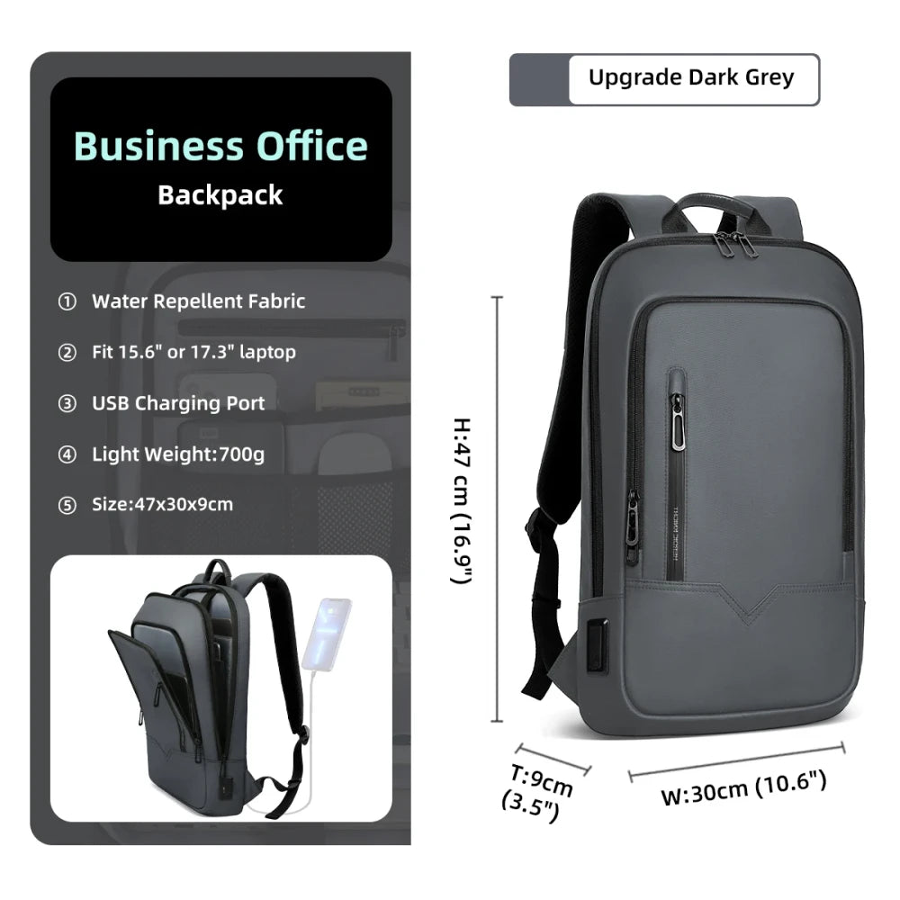 Minimalist Slim Business Laptop Backpack