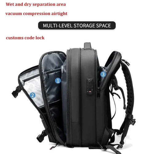 Compression Laptop Travel Backpack