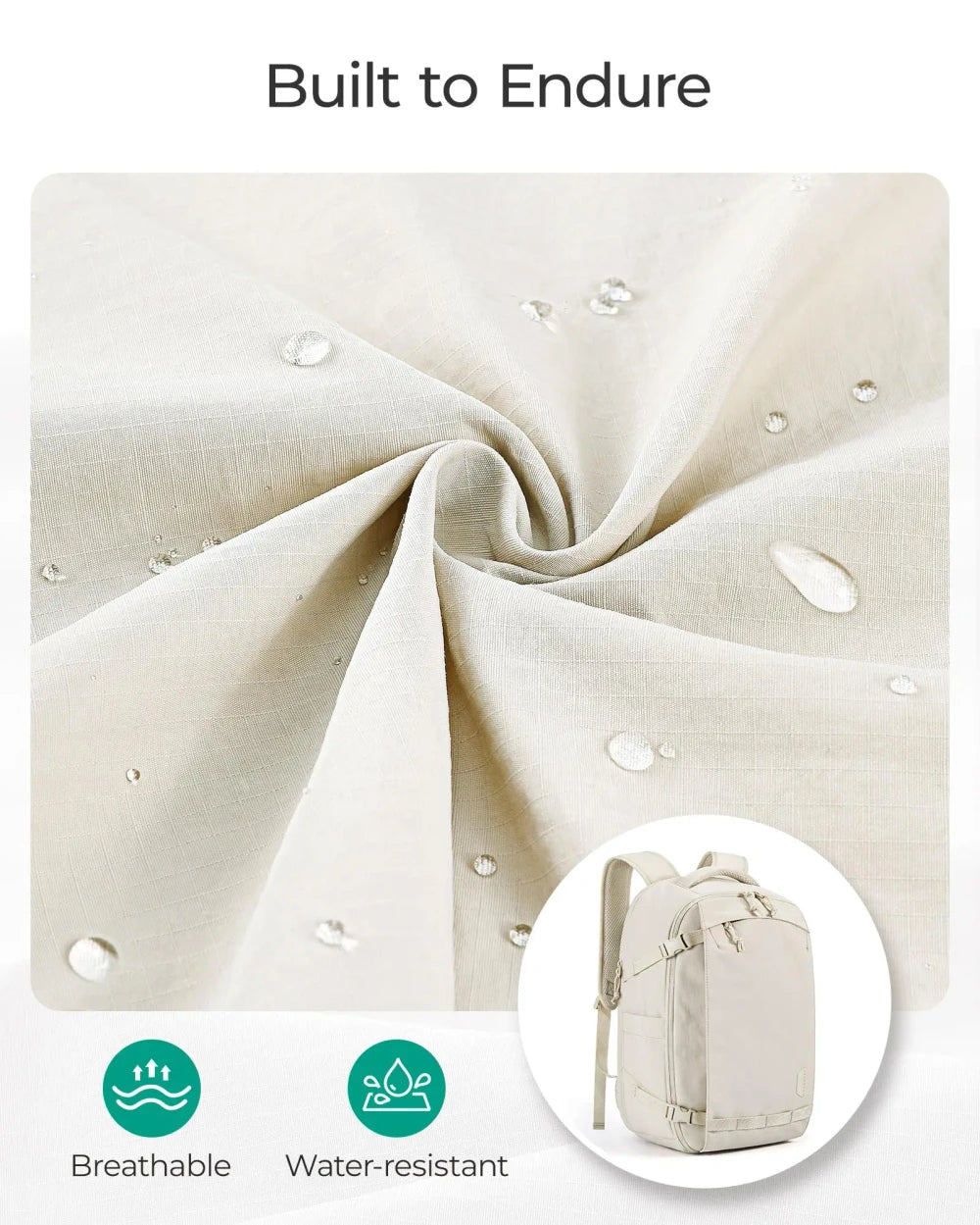 Water Resistant Travel Backpack