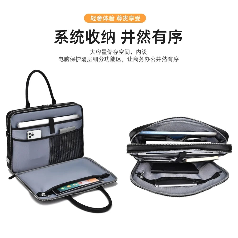 Genuine Leather Business Briefcase