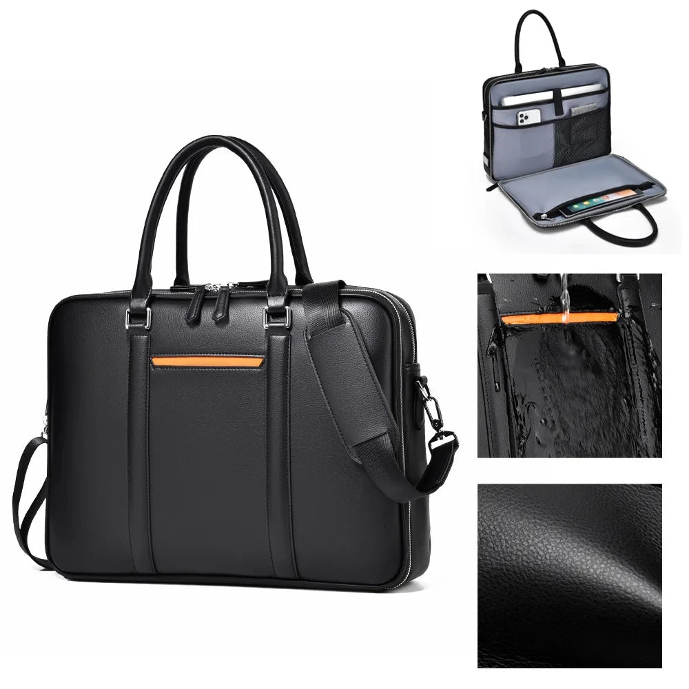 Genuine Leather Business Briefcase