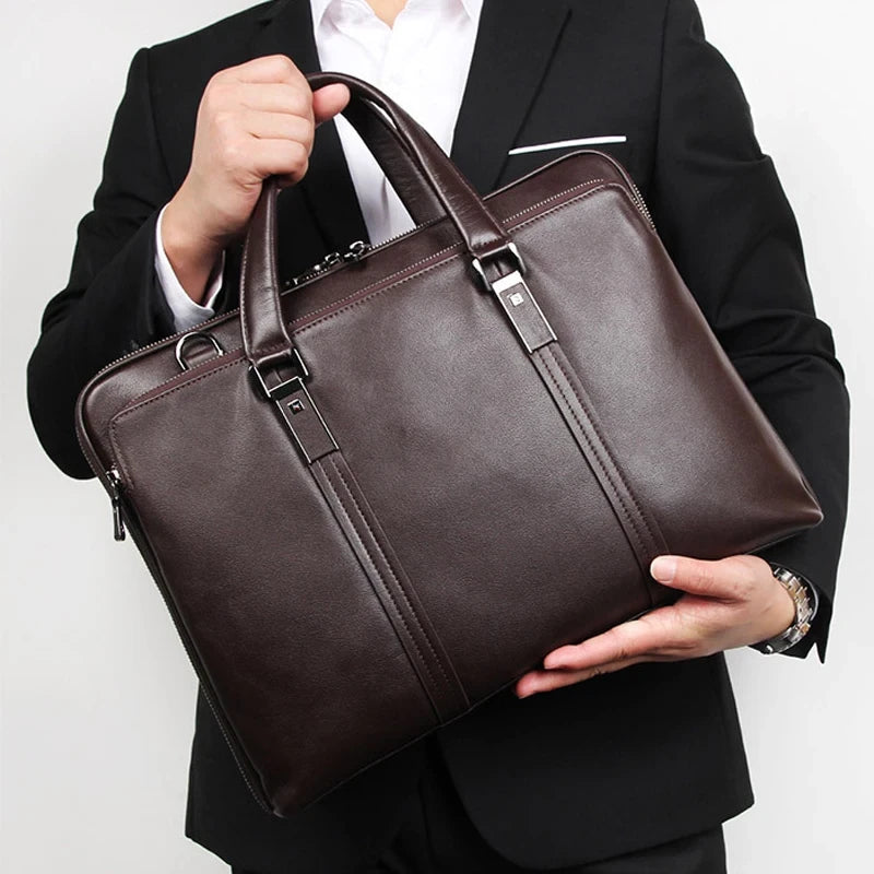 Genuine Leather Business Briefcase