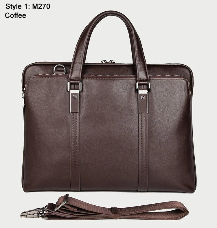 Genuine Leather Business Briefcase