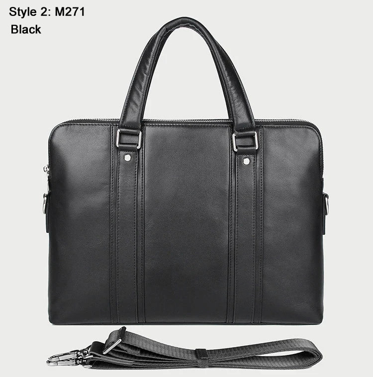 Genuine Leather Business Briefcase