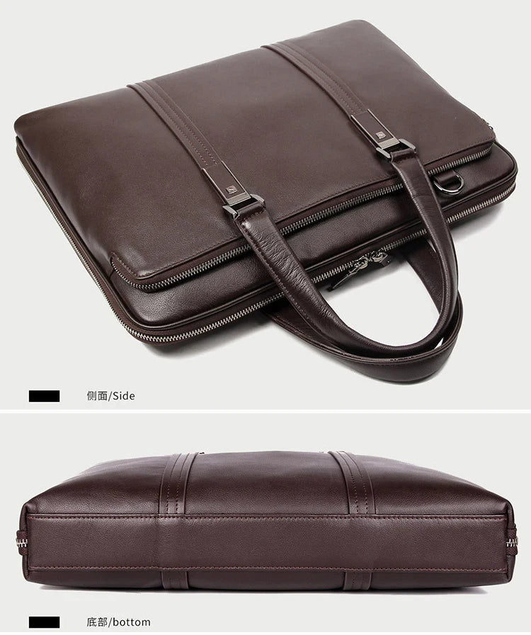 Genuine Leather Business Briefcase