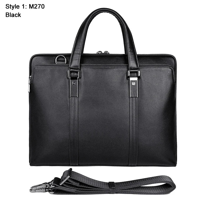 Genuine Leather Business Briefcase