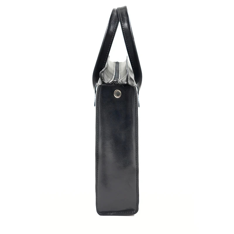 Leather Laptop Tote